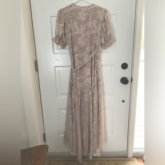 Grey Biscayne Ruffle Wrap Dress from BHLDN | Size S - Picture 7 of 9
